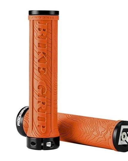 ROCKBROS TPR Rubber Bike Grips Bicycle Handlebar Mtb Grips Soft 3D Anti-skid Lock On Handle Bar Cycling Parts Bike Accessories