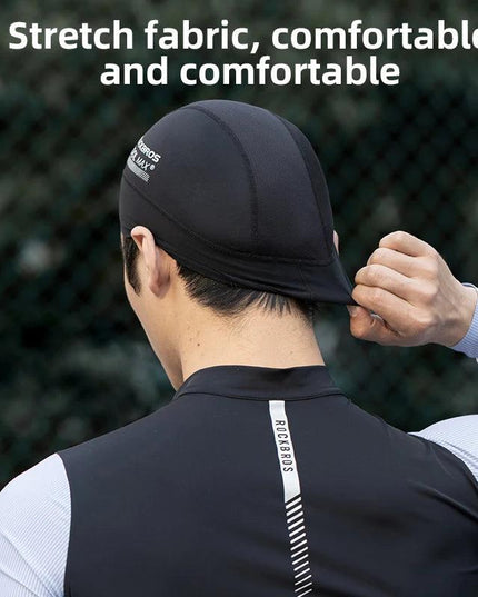 ROCKBROS Cycling Cap Breathable Quick-drying Helmet Hat Inner Cap UPF50 Sun Protection Sports Running Cap Summer Motorcycle Hats
