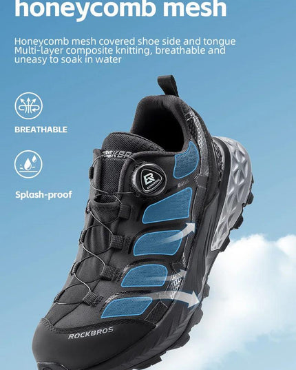 ROCKBROS Sports Shoes Men Cycling Outdoor Activity Footwear Soft Breathable Shoes Women Hiking Climbing Camping Non-slip Sneaker