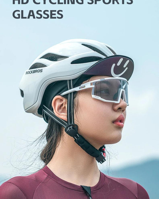 ROCKBROS Cycling Sunglasses Photochromic Polarized Bike Glasses UV400 Ultraviolet Outdoor Sport Hiking Glasses Eyewear Equipment