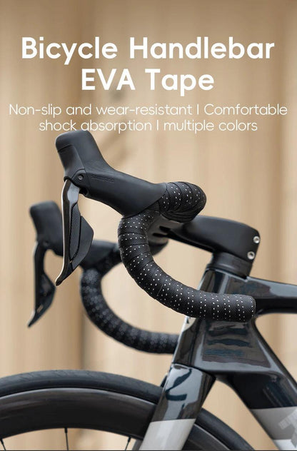 ROCKBROS Road Bike Handlebar Tapes Anti-slip PU EVA Breathable Shock Absorbing Cycling Strap Wear-Resistant Strap Accessories