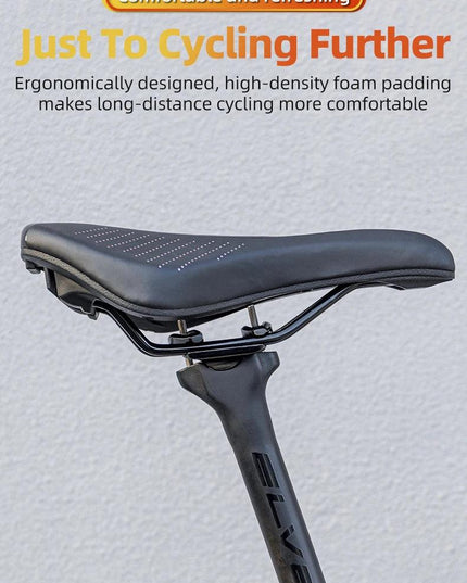 ROCKBROS Bike Saddle MTB Road Bicycle Seat Saddle Ultralight Breathable Comfortable Cushion Racing Soft Cycling Saddle