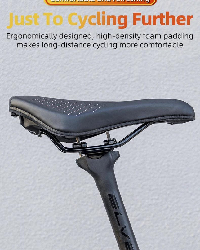 ROCKBROS Bike Saddle MTB Road Bicycle Seat Saddle Ultralight Breathable Comfortable Cushion Racing Soft Cycling Saddle
