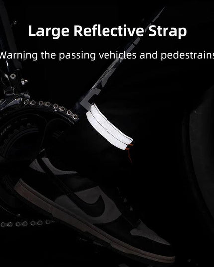 ROCKBROS Bicycle Leg Strap Safety Reflective Outdoor Bicycle Ankle Leg Band Portable Sports Camping Harnesses Cycling Equipment