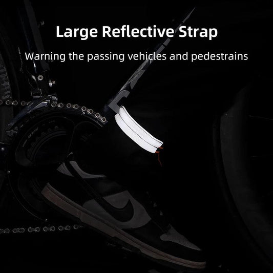 ROCKBROS Bicycle Leg Strap Safety Reflective Outdoor Bicycle Ankle Leg Band Portable Sports Camping Harnesses Cycling Equipment