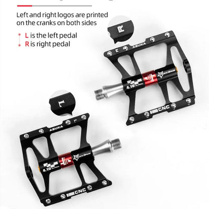 ROCKBROS Mountain Bike Bicycle Pedals Cycling Ultralight Aluminium Alloy 4 Bearings MTB Pedals Bicicleta Bike Pedals Flat BMX