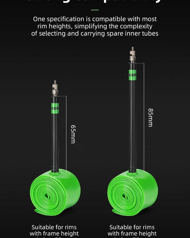 ROCKBROS Ultralight 24g Bike Inner Tube 700X18 25 28 MTB Road Bicycle TPU Material Tire Lightweight French Valve  65mm 85mm Tube