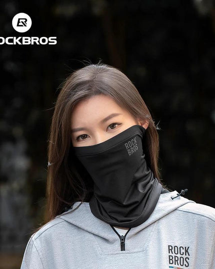 ROCKBROS Ski Mask Winter Warm Hiking Scarf Fleece Neck Scarf Camping Hiking Balaclava Cycling Face Mask Windproof Breathable