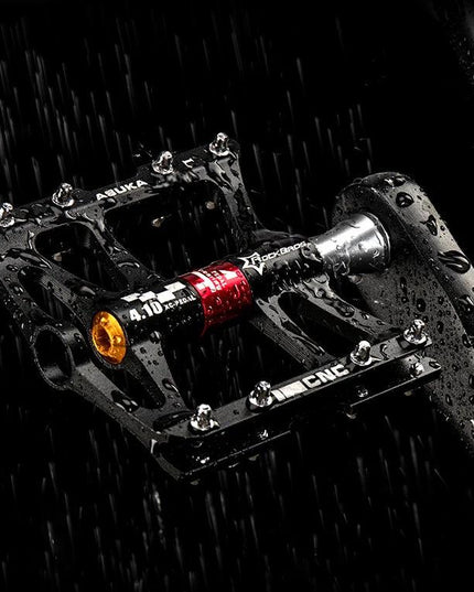 ROCKBROS Mountain Bike Bicycle Pedals Cycling Ultralight Aluminium Alloy 4 Bearings MTB Pedals Bicicleta Bike Pedals Flat BMX