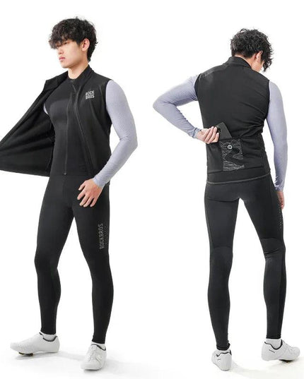 ROCKBROS Winter Cycling Vest Lightweight Windproof Fleece Warm Vest for Men Women Outdoor Sports Thermal Clothing Runring ﻿