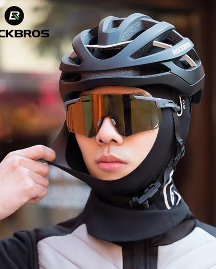 ROCKBROS Scarf Warmer Fleece Balaclava Non-Slip Outdoor Sport Cycling Mask Windproof Caps Ear Neck Protection Thermal Sport Mask