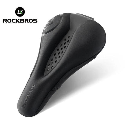 ROCKBROS Bicycle Saddle Cover Liquid Silicone Gel Breathable Seat Soft Thickened MTB Shockproof Cushion Cycling Accessories