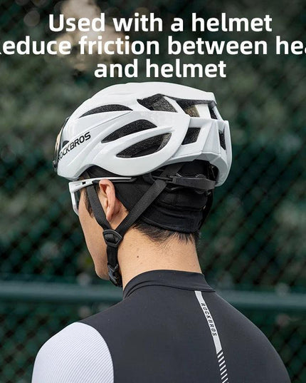 ROCKBROS Cycling Cap Breathable Quick-drying Helmet Hat Inner Cap UPF50 Sun Protection Sports Running Cap Summer Motorcycle Hats