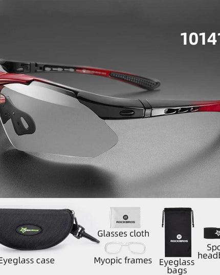 ROCKBROS Bicycle Glasses Polarized Bike Sports Sunglasses Photochromic Men Women UV400 MTB Road Bike Goggles Outdoor Eyewear