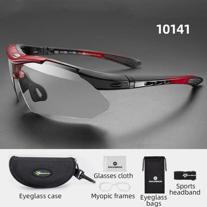 ROCKBROS Bicycle Glasses Polarized Bike Sports Sunglasses Photochromic Men Women UV400 MTB Road Bike Goggles Outdoor Eyewear