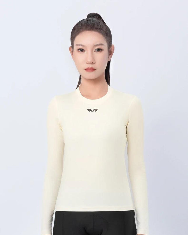 ROCKBROS TVI Series Thermal Underwear Lightweight Fleece Long Sleeve Innerwear Autumn Winter Women Tight Underwear Cycling Wear