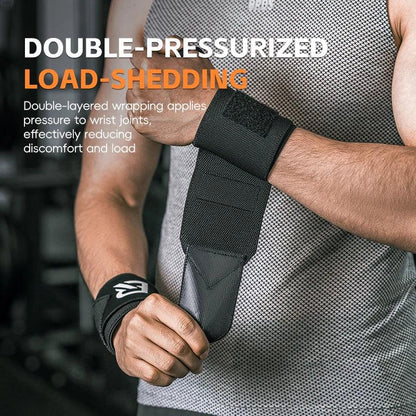 ROCKBROS Fitness Wrist Wraps Gym Adjustable Wrist Bandages Protector Wrist Support Sports Fitness Wrist Protection Sleeve A Pair