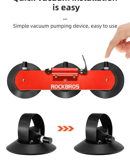 ROCKBROS Bike Bicycle Rack Suction Roof-Top Bike Car Racks Carrier Quick Install Bike Roof Rack MTB Mountain Road Bike Accessory
