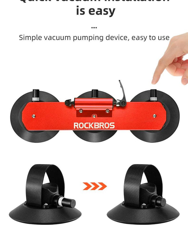 ROCKBROS Bike Bicycle Rack Suction Roof-Top Bike Car Racks Carrier Quick Install Bike Roof Rack MTB Mountain Road Bike Accessory