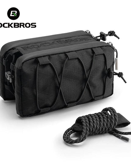 ROCKBROS Bike Bag Top Tube Bag Floating Installation Method Cycling Saddlebags Bicycle Pannier Bag Large Capacity Equipment
