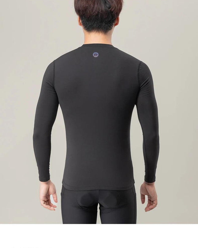 ROCKBROS Winter Jersey Lightweight Fleece Long Sleeve Warm Innerwear Windproof Road Bike Jacket Clothing  Outdoor Hiking Sport