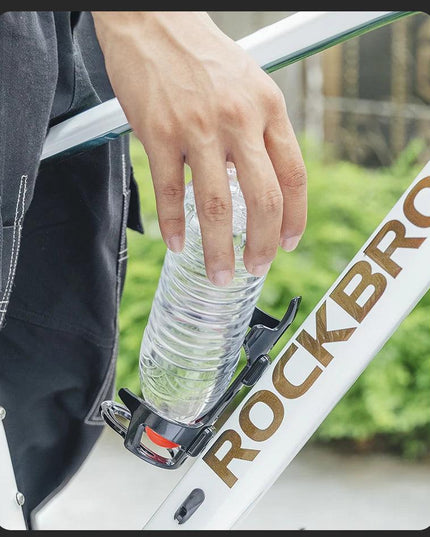 ROCKBROS Bicycle Bottle Cage PC Ultralight Bike Bottle Rack Cages Cycling Bottle Holder Bracket Portable MTB Bike Accessories