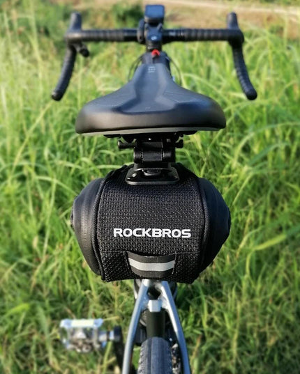 ROCKBROS Rainproof Bicycle Bag Shockproof Bike Saddle Bag For Refletive Rear Large Capatity Seatpost MTB Bike Bag Accessories