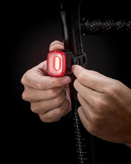 ROCKBROS Smart Bicycle Brake Light IPx6 Taillight Type-C Bike Tail Rear Light Auto Stop LED Riding Warning Safety Cycling Light