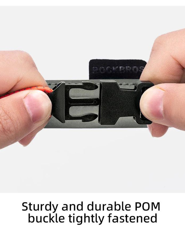 ROCKBROS Bicycle Leg Strap Safety Reflective Outdoor Bicycle Ankle Leg Band Portable Sports Camping Harnesses Cycling Equipment