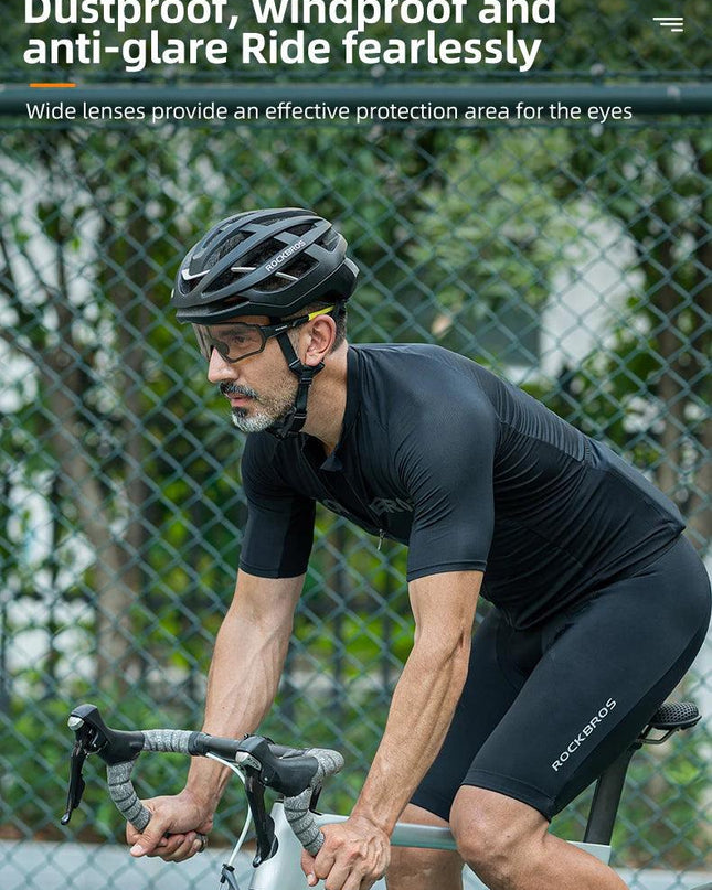 ROCKBROS Bike Photochromic Glasses Sports Sunglasses Men Women UV400 Anti-ultraviolet Goggles Cycling Fishing Outdoor Eyewear