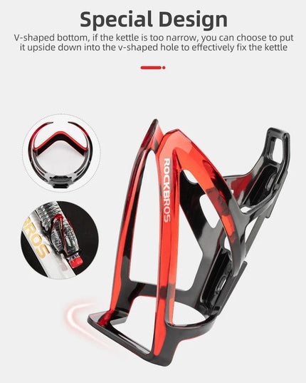 ROCKBROS Cycling Bottle Cages MTB Road Bicycle Water Bottle Holder Colorful Lightweight Cycling Bottle Bracket Bicycle Accessory