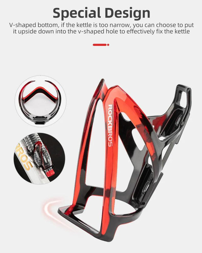 ROCKBROS Cycling Bottle Cages MTB Road Bicycle Water Bottle Holder Colorful Lightweight Cycling Bottle Bracket Bicycle Accessory