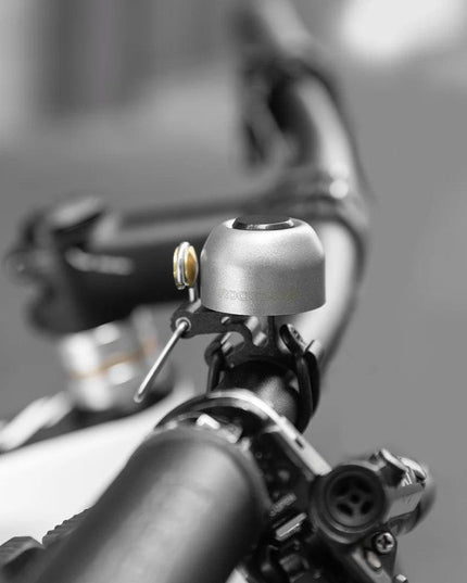 ROCKBROS Bicycle Bell Safety Warning Bike Bell Horn Handlebar Copper Alloy Non-slip Bicycle Alloy Ring Crisp Sound Cycling Alarm