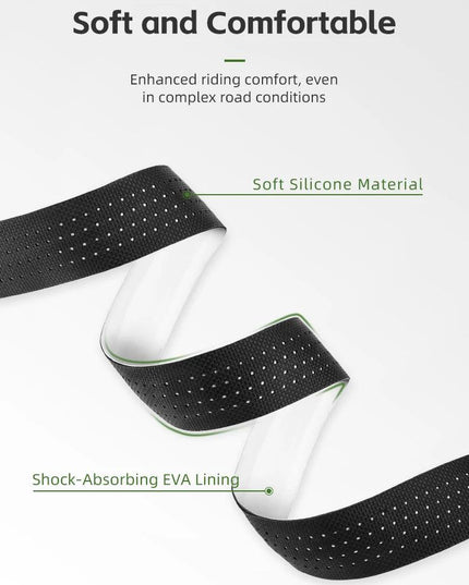 ROCKBROS Road Bike Handlebar Tape Breathable Anti-slip Shock Absorbing Belt Winding Straps Soft Wear-Resistant Cycling Strap