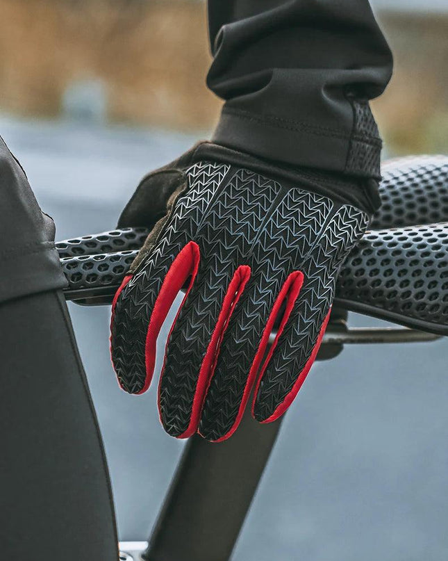 ROCKBROS Windproof Cycling Gloves Touch Screen Riding MTB Bike Bicycle Gloves Thermal Warm Motorcycle Winter Autumn Bike Gloves