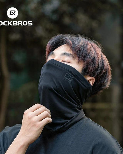 ROCKBROS Ski Mask Winter Warm Hiking Scarf Fleece Neck Scarf Camping Hiking Balaclava Cycling Face Mask Windproof Breathable