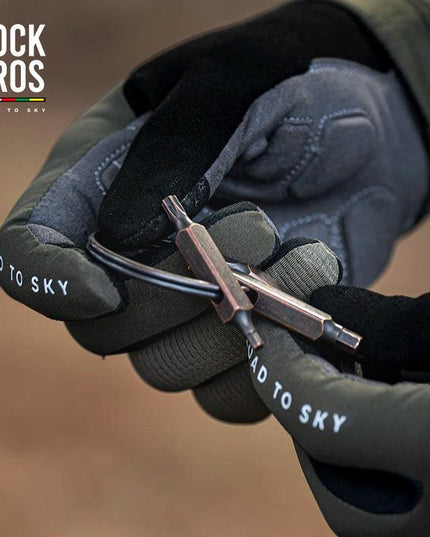 ROCKBROS ROAD TO SKY Keyring Tools Bicycle Multifunction Repairing  Aluminum Alloy Tool Portable Stainless Steel Bike Accessory
