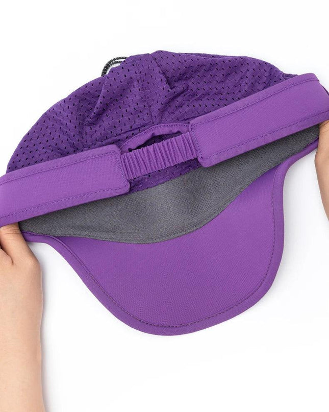 ROCKBROS Refreshing Summer Sun Protection Cap Two Ways to Wear Breathable Quick-Drying Suitable for Helmet Unisex Size Sport Hat
