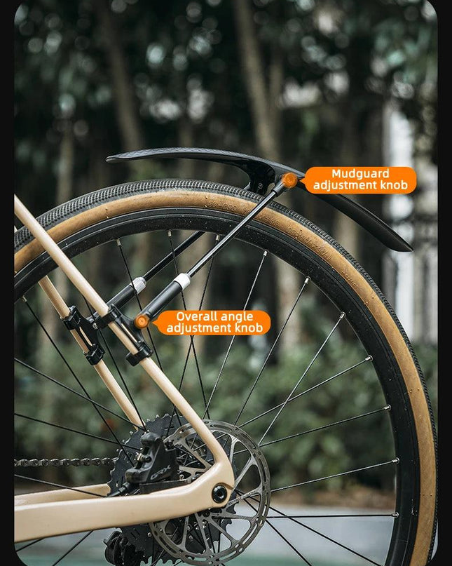 ROCKBROS Bicycle Mudguard Bike Fender PP Soft Plastic Mudguard Strong Toughness Road Suitable For Bicycle Protector Accessories