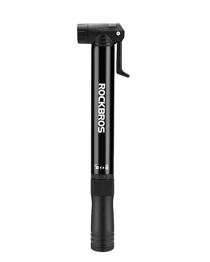 ROCKBROS Portable Pocket Pump With Ratchet 120PSI AV/FV Aluminum Alloy Ultralight Bicycle Tire Pump Inflator Cycling Tire Pump