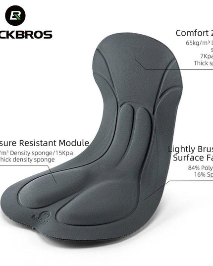 ROCKBROS Cycling Bib Shorts Classic Men Bike Pants Ciclismo Bicycle Shorts Pockets Outdoor Breathable Reflective Tights Shorts