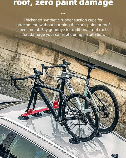 ROCKBROS Bike Bicycle Rack Suction Roof-Top Bike Car Racks Carrier Quick Install Bike Roof Rack MTB Mountain Road Bike Accessory