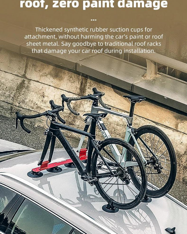 ROCKBROS Bike Bicycle Rack Suction Roof-Top Bike Car Racks Carrier Quick Install Bike Roof Rack MTB Mountain Road Bike Accessory
