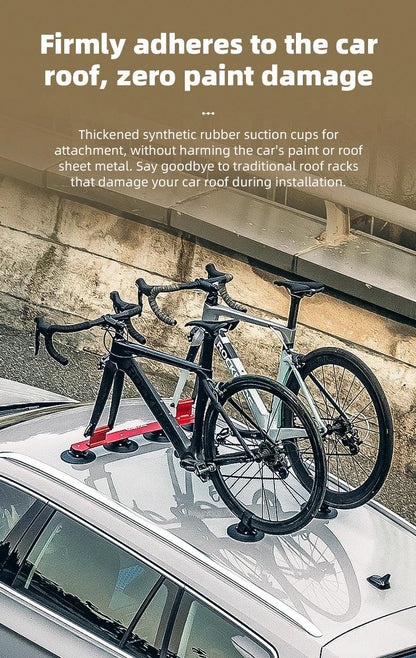 ROCKBROS Bike Bicycle Rack Suction Roof-Top Bike Car Racks Carrier Quick Install Bike Roof Rack MTB Mountain Road Bike Accessory