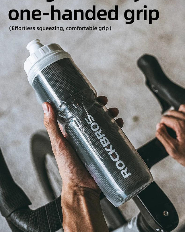 ROCKBROS Cycling Insulated Water Bottle 750ml PP5 Material Outdoor Sports Fitness Running Riding Camping Hiking Portable Kettle