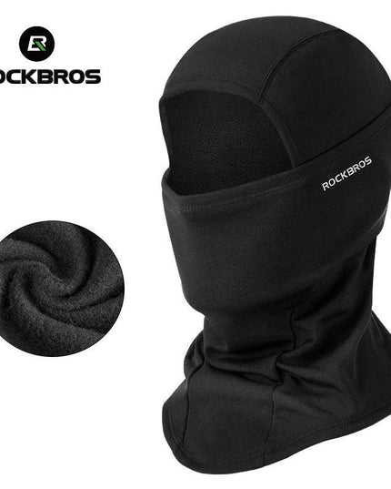 ROCKBROS Winter Cycling Mask Fleece Thermal Keep Warm Windproof Cycling Face Mask Balaclava Ski Mask Fishing Skiing Hat Headwear