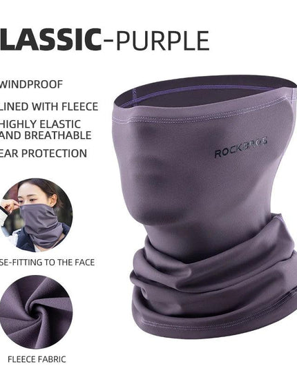 ROCKBROS Face Scarf Windproof Mask Multi-functional Warm Ski Bicycle Motorcycle Running Neck Cover Sport Breathable Face Mask
