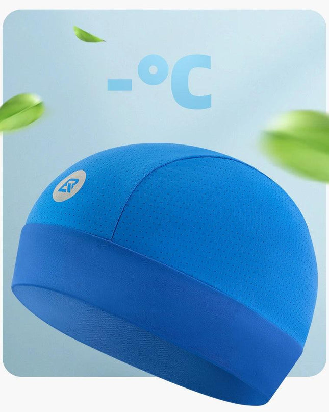 ROCKBROS Bicycle Caps Sunscreen Helmet Liner Outdoor Breathable Brimless Caps Quick-Dry Anti-UV Motorcycle Hat Riding Unisex Cap
