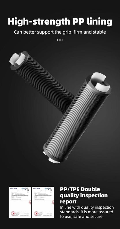 ROCKBROS Bicycle HandleBar Grips Rubber Soft MTB Mountain Bike Grips Dustproof Handlebar Protect Cover Aluminum Alloy Lock Ring