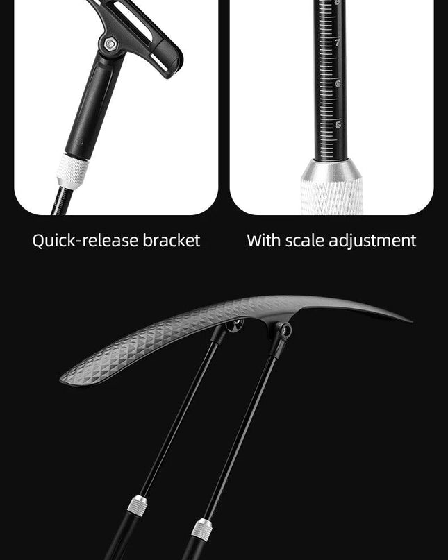 ROCKBROS Bicycle Mudguard Bike Fender PP Soft Plastic Mudguard Strong Toughness Road Suitable For Bicycle Protector Accessories